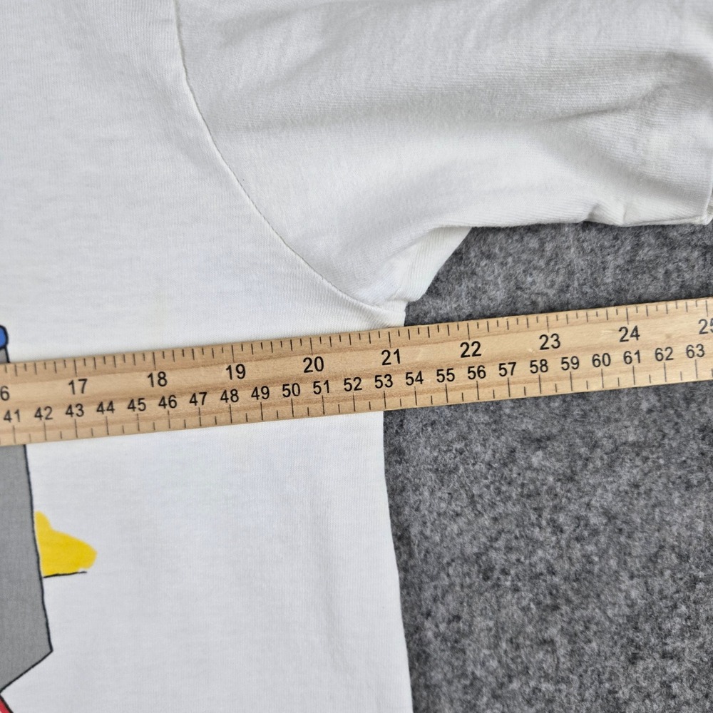 Vintage Mr New Dad T Shirt Mens Large White Jim Benton Cartoon 1992 Chnages 90s - Picture 13 of 16